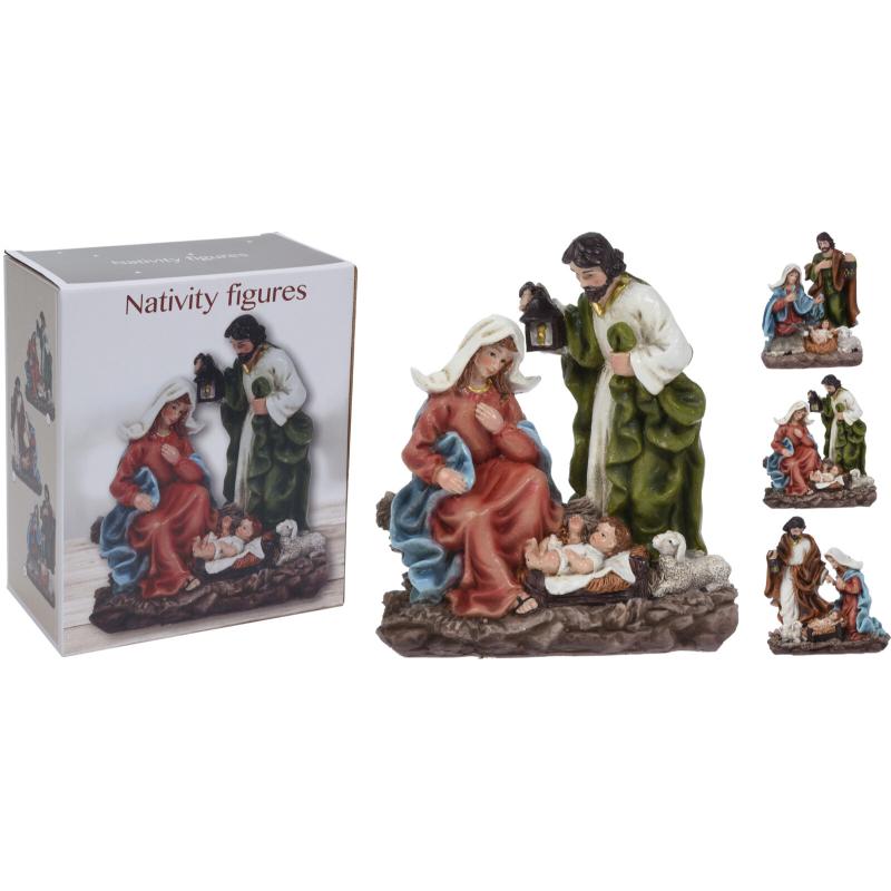 Christmas Nativity Scene 19Cm 3 Assorted