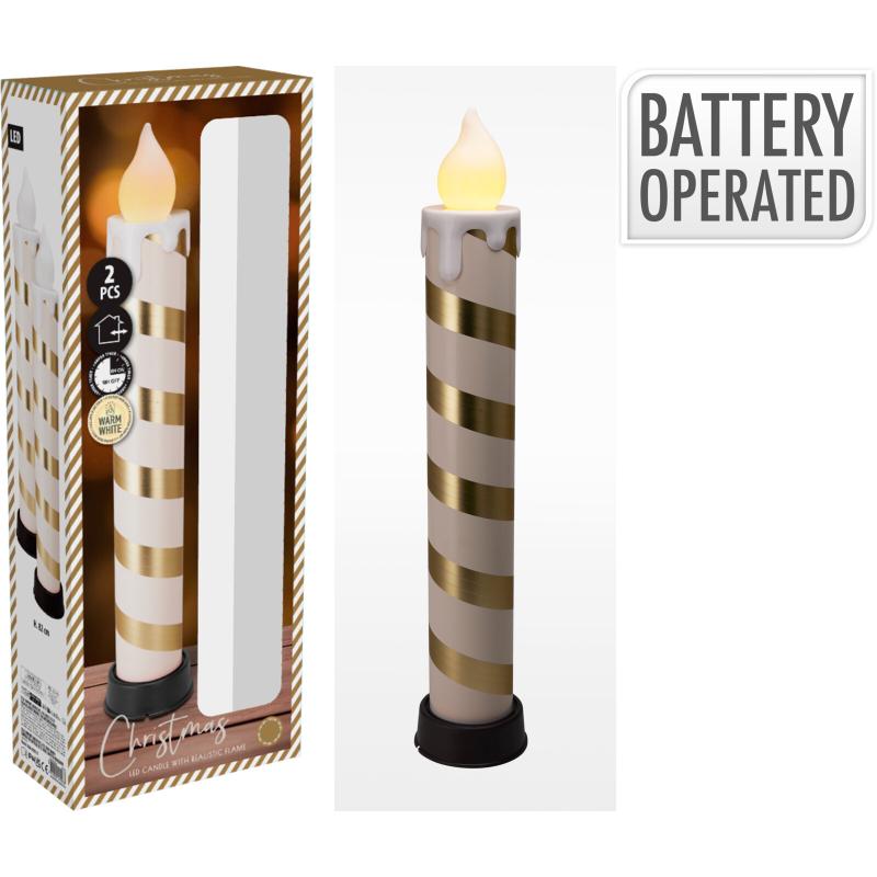 Christmas Porch Candle Set Of 2