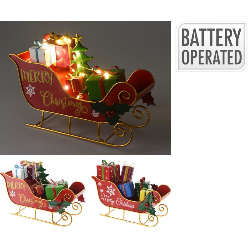 Christmas Sleigh With LED