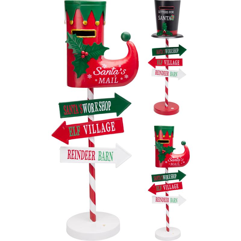 Christmas Mail Box 2 Assorted With LED