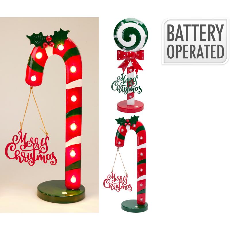 Christmas Candy Cane 2 Assorted 47Cm