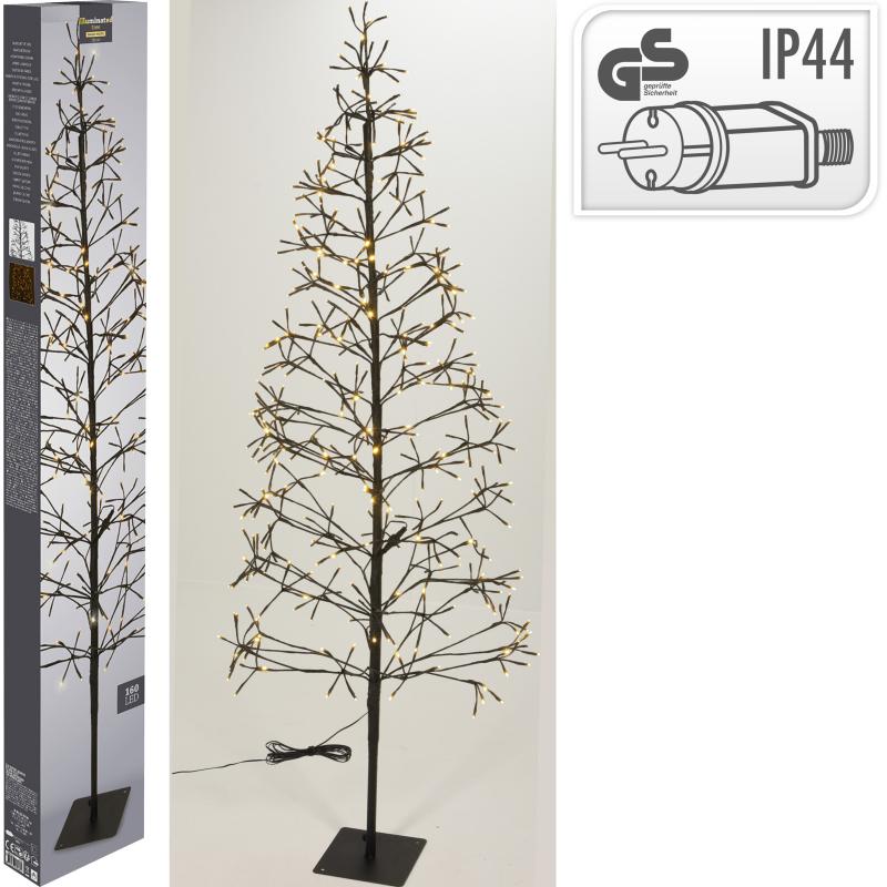 Christmas Pre-Lit Starburst Tree With LED 120Cm Warm White