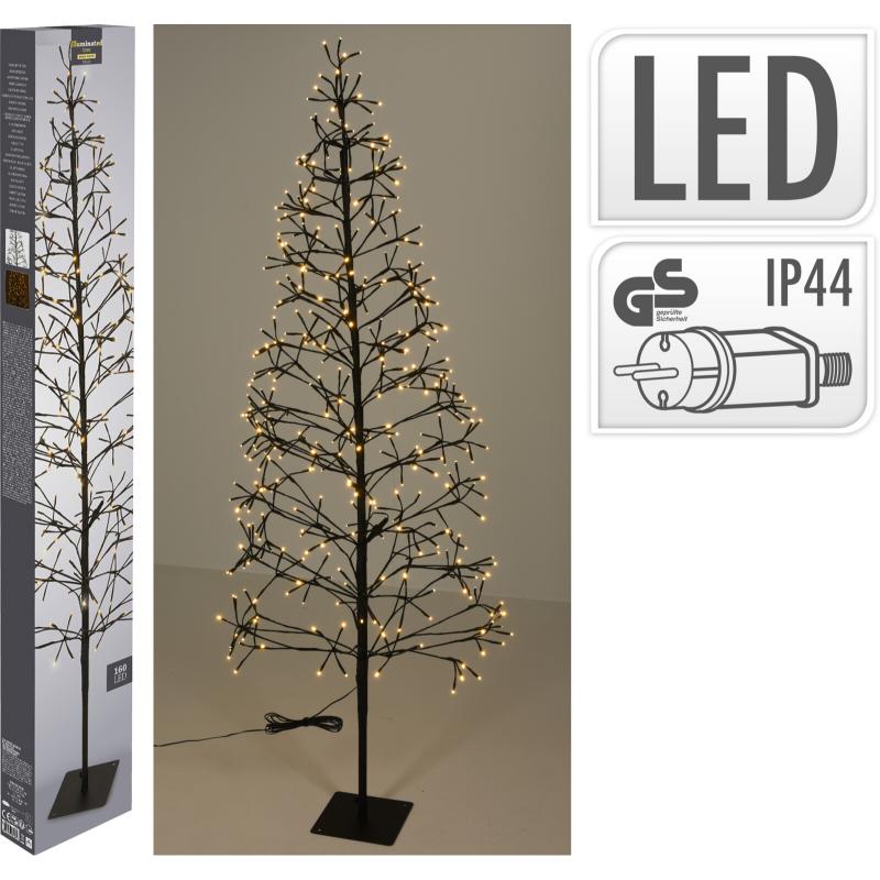 Christmas Pre-Lit Starburst Tree With LED 180Cm Multi Colour