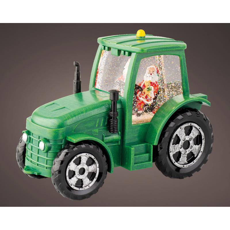 Christmas Tractor Water Spinner