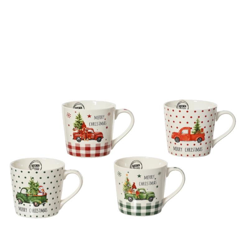 Christmas Mugs 4 Assorted