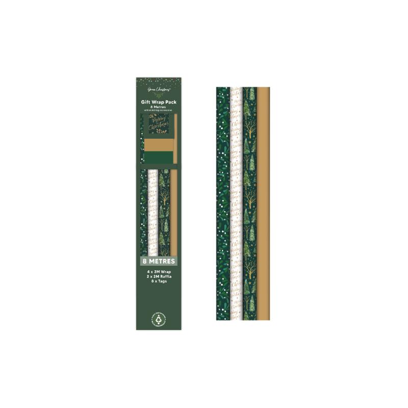 Christmas Mistletoe Wrap Pack 8m