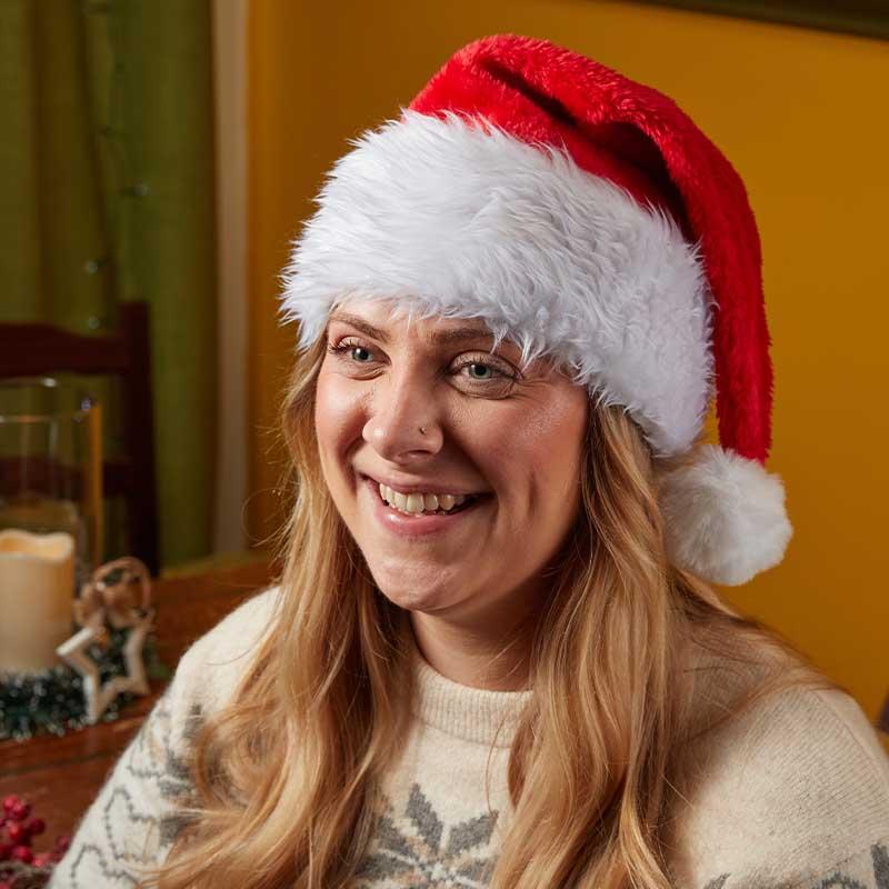 Three Kings Christmas Santa Hat  One Size