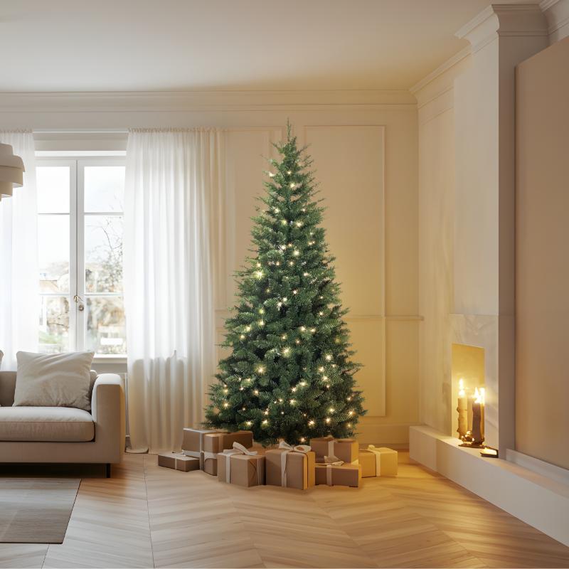 7Ft (2.1M) Anders Pre-Lit Slim Tree With 300 LEDs