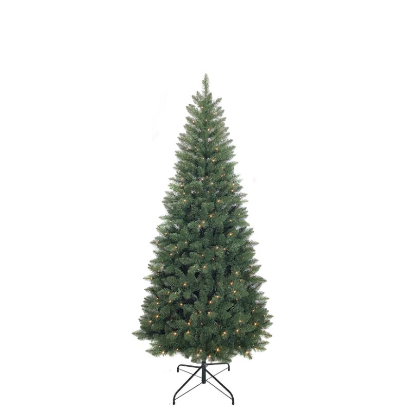 7.5ft( 225cm) Kenmare Slim Pre lit Christmas Tree with 300 Warm White LED