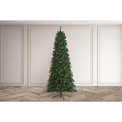 7Ft (2.1M) Brandon Decorated Tree With Pine Cones