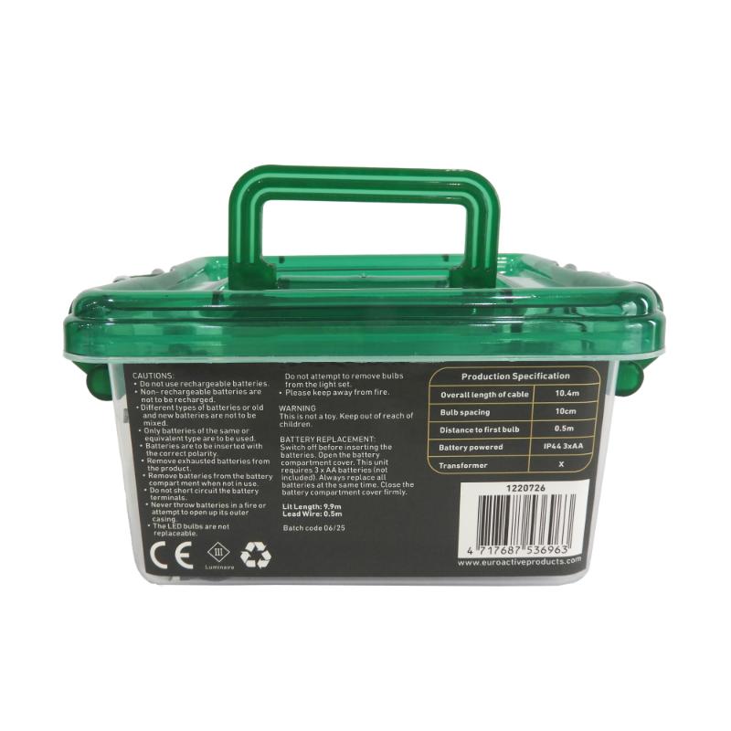 Christmas Battery Operated 100LED White Multi-function Lights