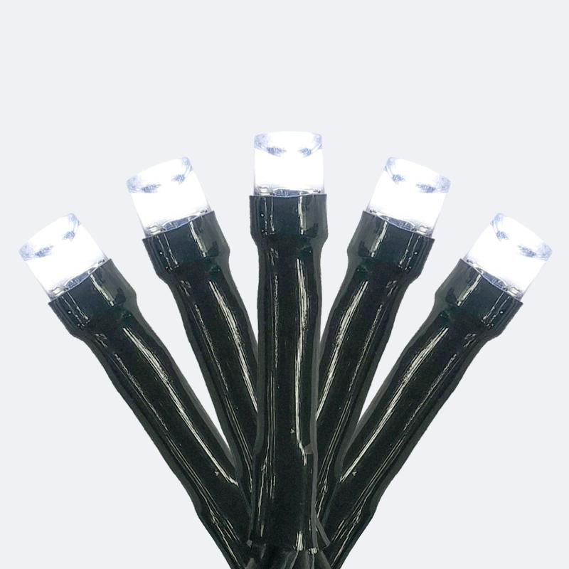 Christmas Battery Operated 50 LED White Multi-Function Lights