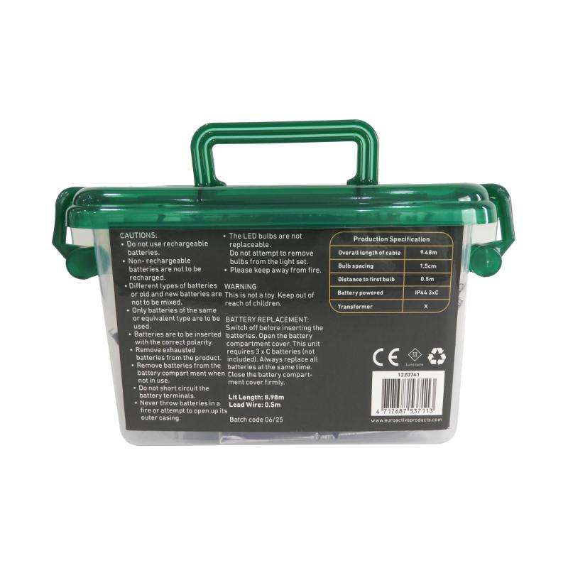 Christmas Battery Operated 600LED Cluster lights Warm white