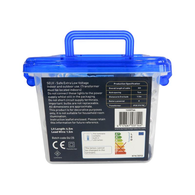 Christmas 240LED White Connectable S/Fall Icicle