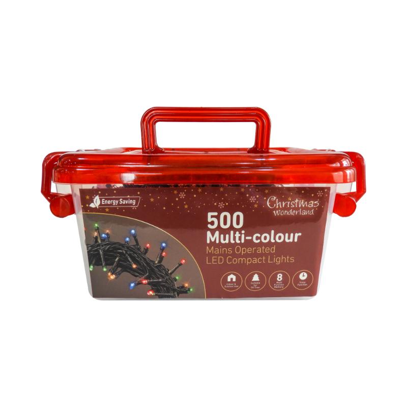 Christmas 500LED Multi-colour Compact Lights