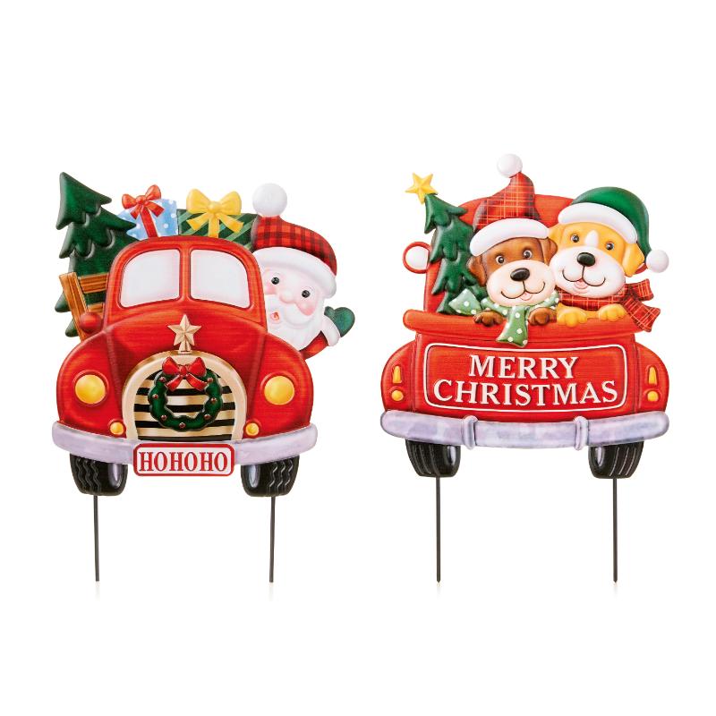 Christmas Garden Stake 2 assorted