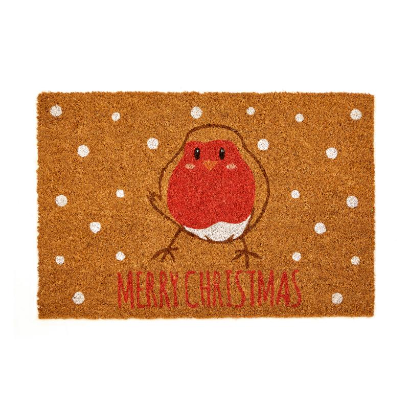 Christmas Robin Doormat