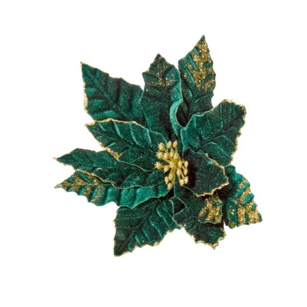 Three Kings Christmas Poinsettia Green