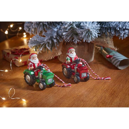 Three Kings Christmas Tractors Hanging Decoration 