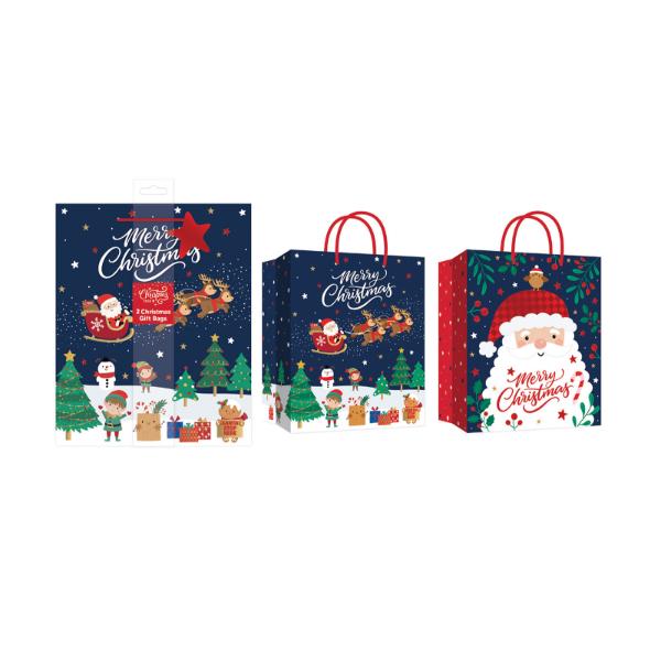 Christmas Fun Gift  Bag 2 pack 
