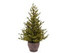 3ft (90cm)Curragh Pre-Lit Potted Christmas Tree with 60 LEDS