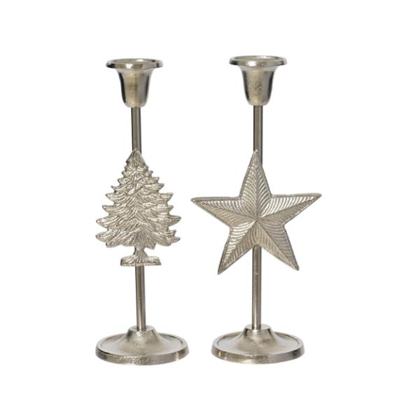 Christmas Candle holder 2 assorted 