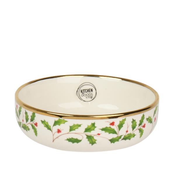 Christmas Holly cereal bowl 16cm 