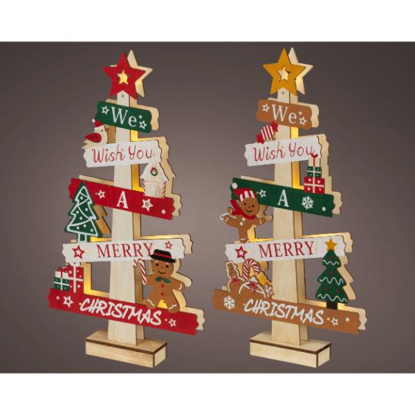 Christmas  Merry Christmas Plaque 2 assorted 