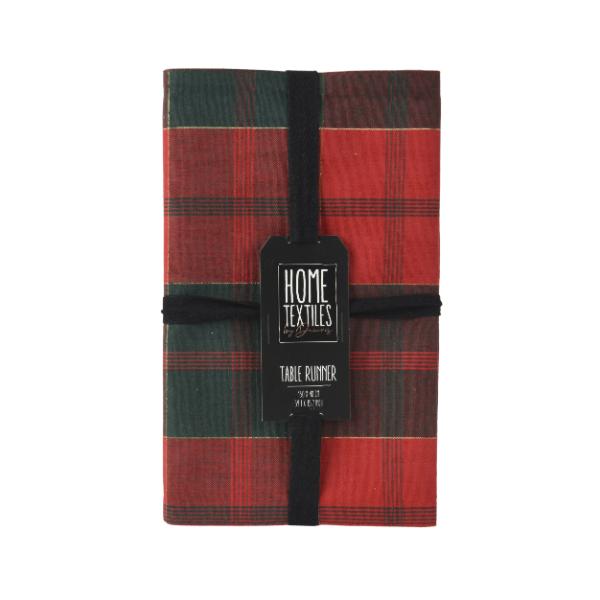 Christmas Tartan table runner 150cm X30cm 