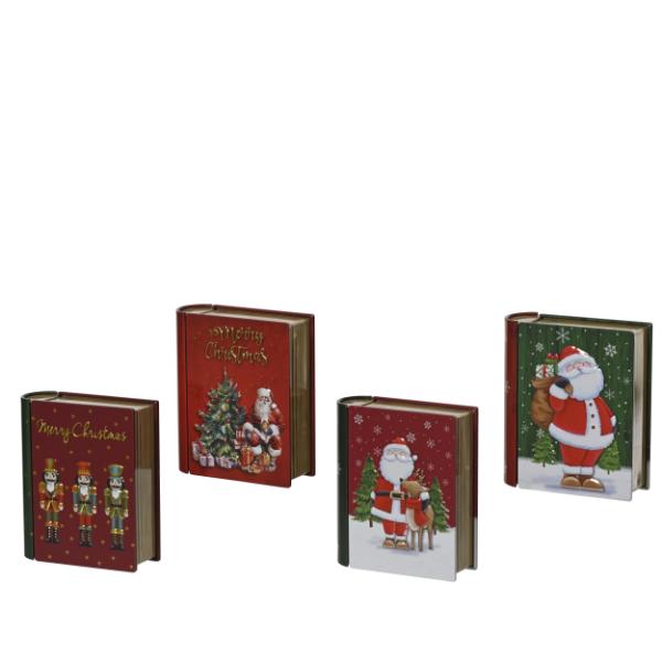 Christmas Storage Tin Book 