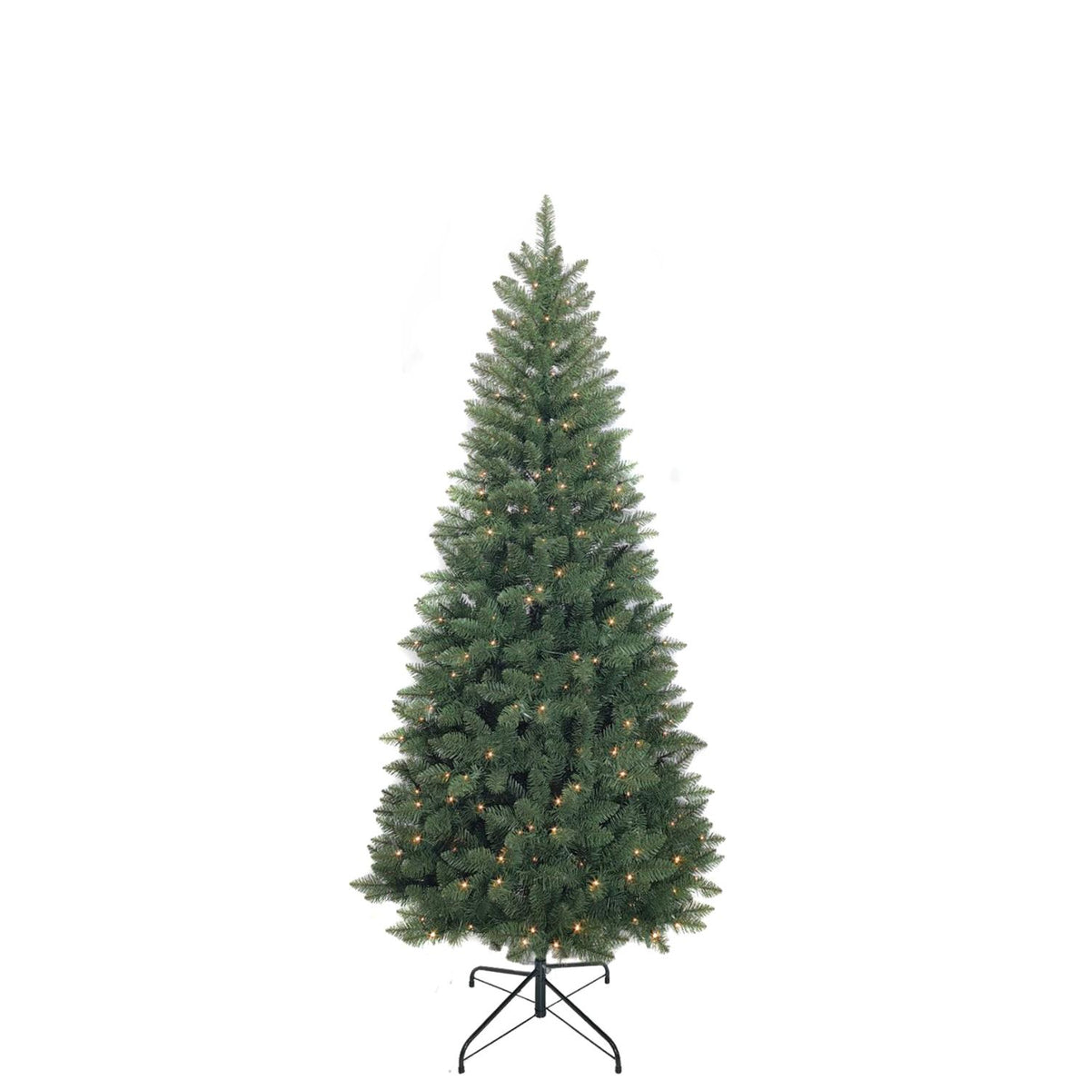 7.5ft 225cm) Frosted Kenmare Slim Pre lit Tree with 300 Warm White LED