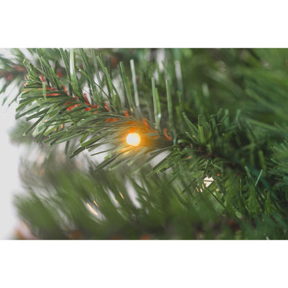 7.5ft 225cm) Frosted Kenmare Slim Pre lit Tree with 300 Warm White LED