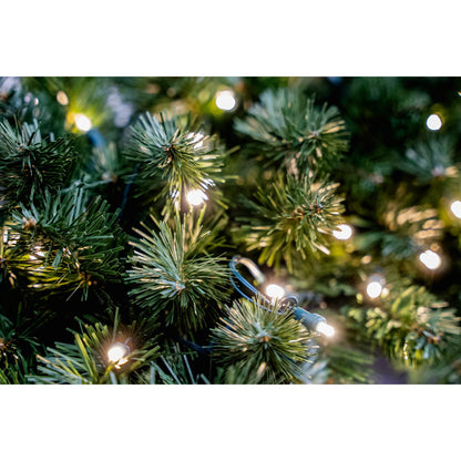 7.5ft 225cm) Frosted Kenmare Slim Pre lit Tree with 300 Warm White LED