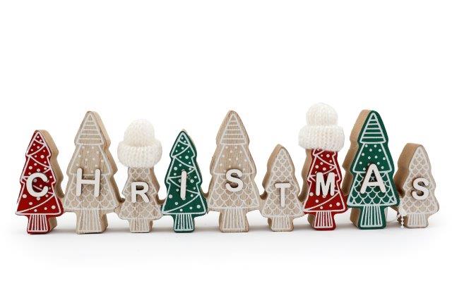 Christmas Candy Merry Christmas Tree plaque 