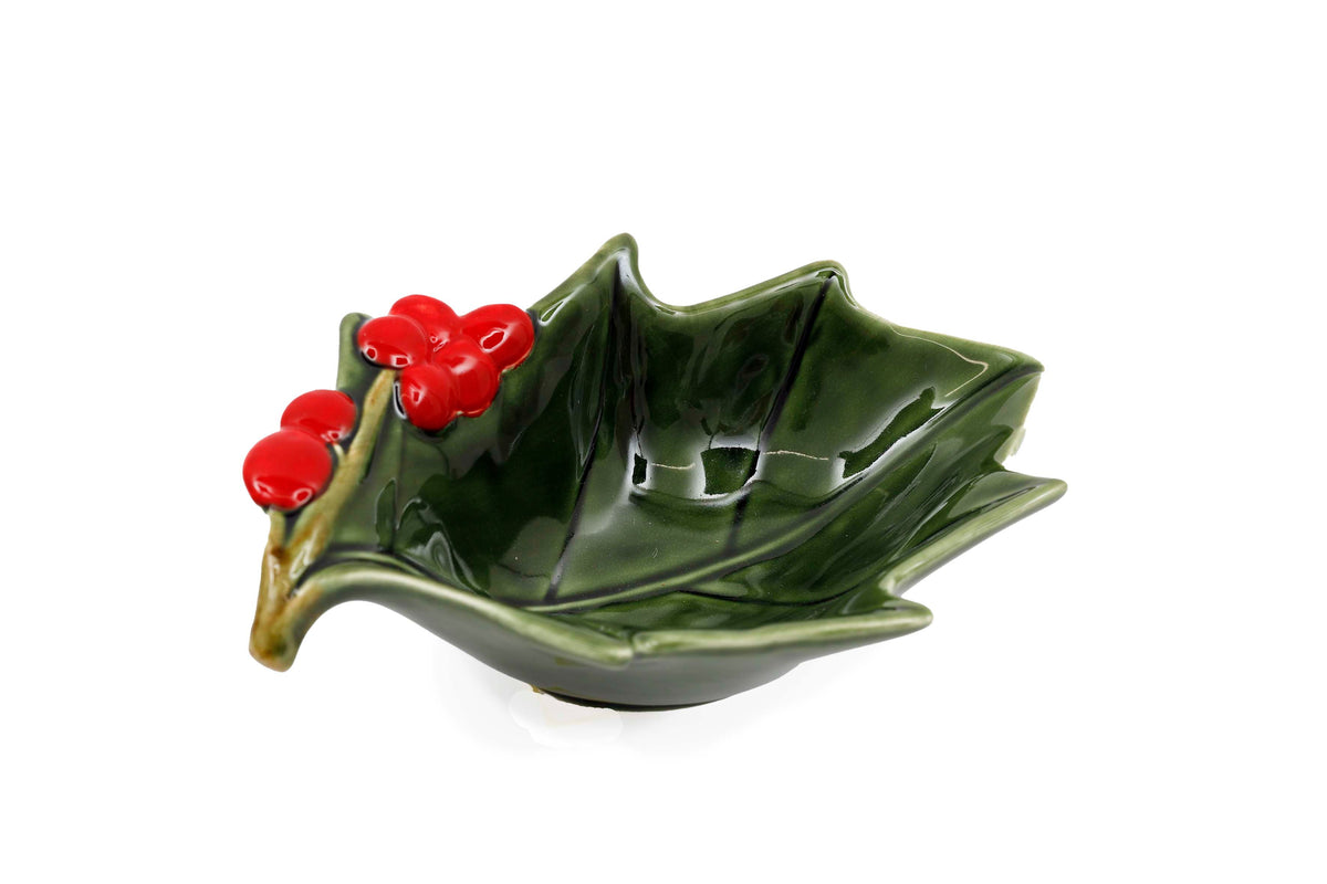 Christmas Holly Bowl 19.5cm
