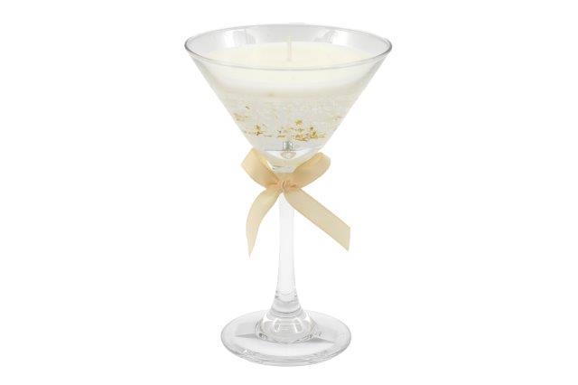 Christmas Confetti Martini Candle 16cm
