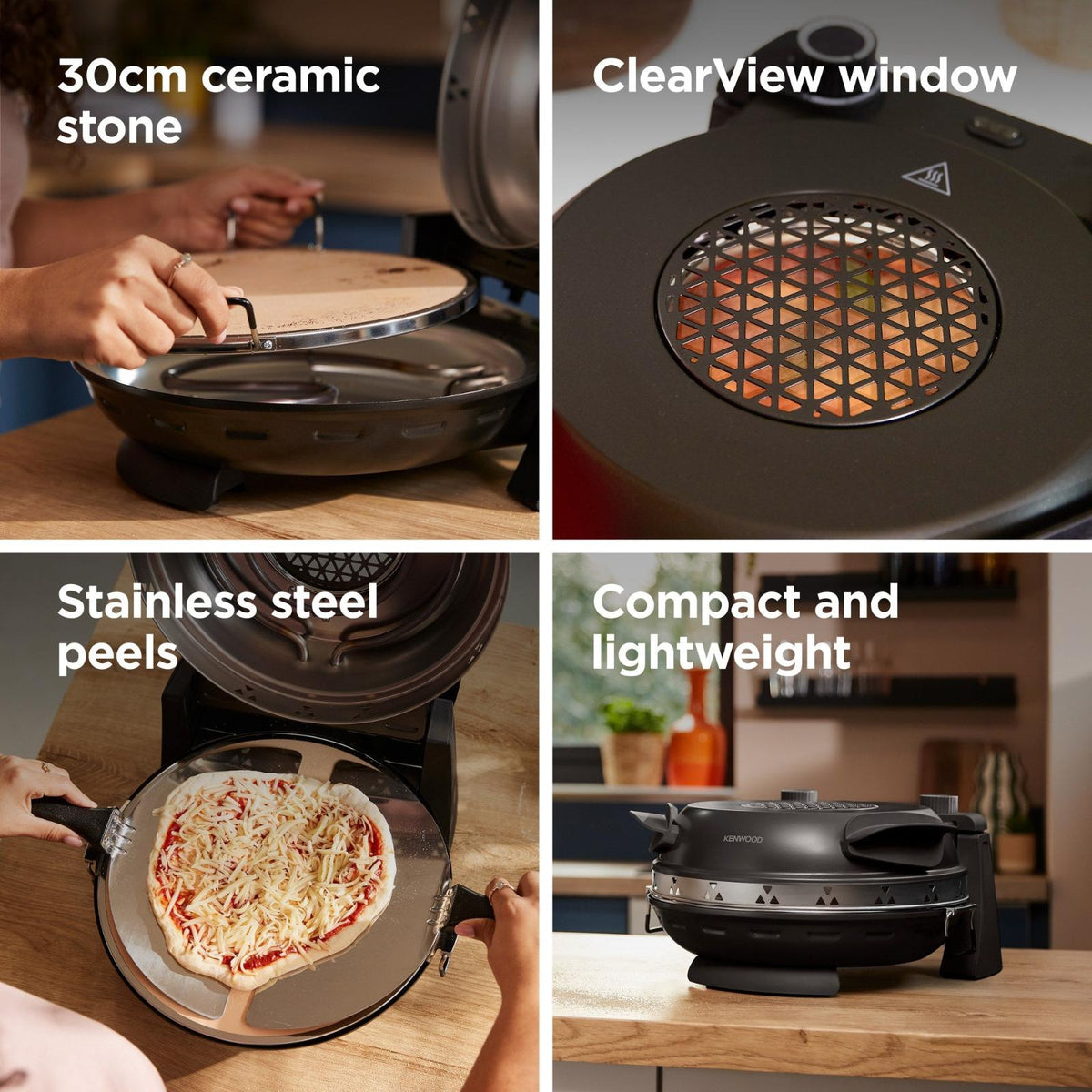 Kenwood My Pizzeria Pizza Oven Black KPO10.000BK