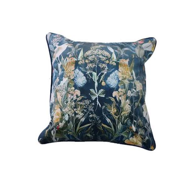 Fervor + Hue Velvet Palace Garden Cushion 45x45cm
