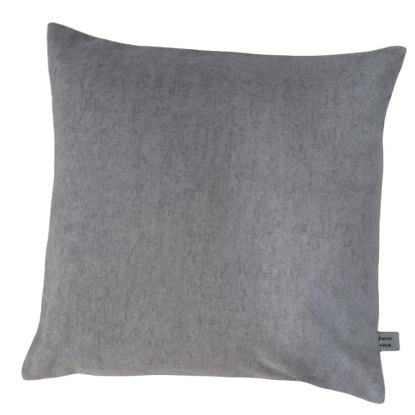 Fervor &amp; Hue Studio Nova Grey Cushion 45 X 45cm