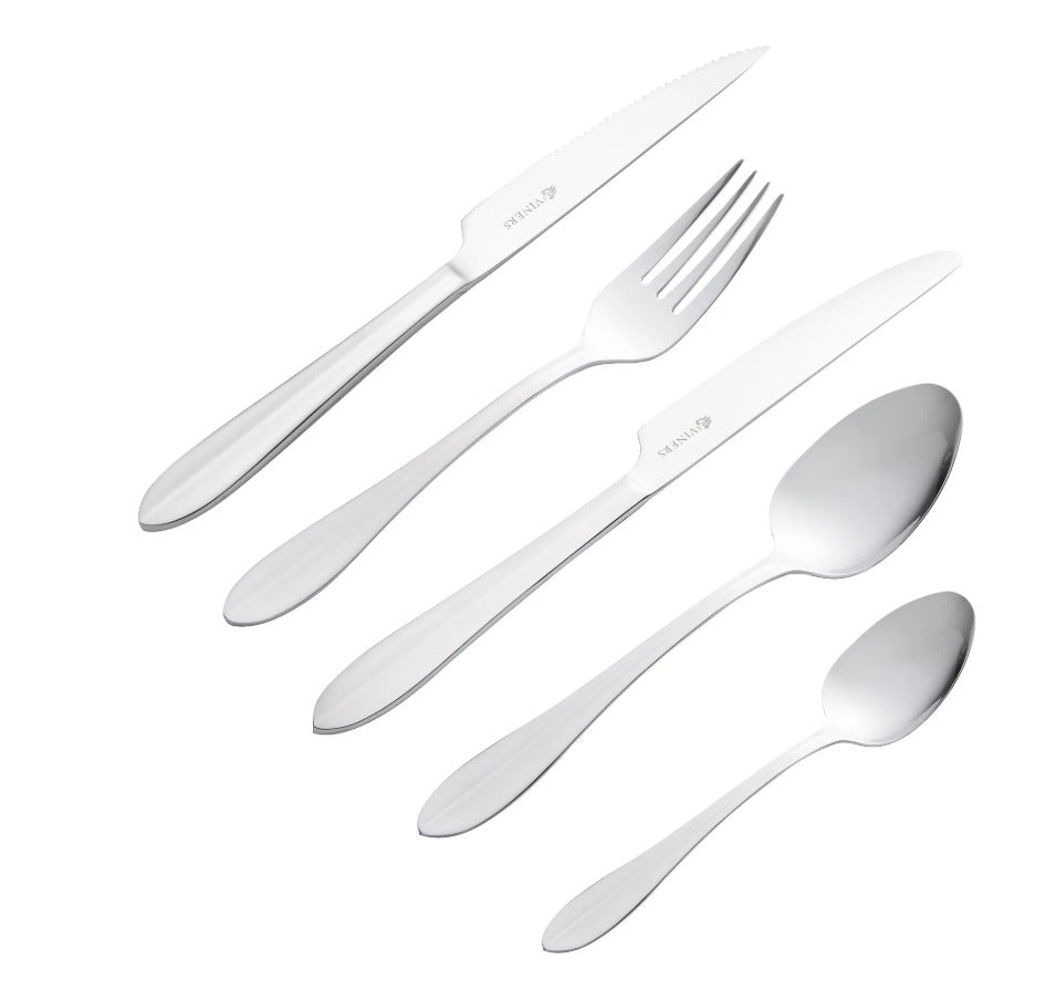 Viners Everyday 16Pc Cutlery Set With 4 Extra Steak Knives 