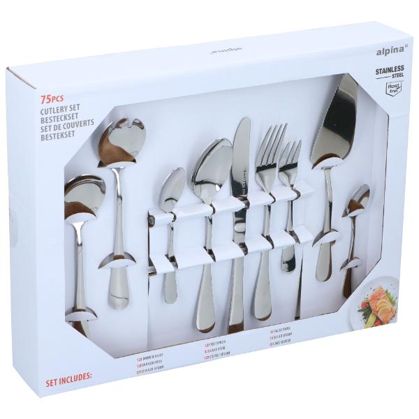 Alpina 75pc Cutlery Set 