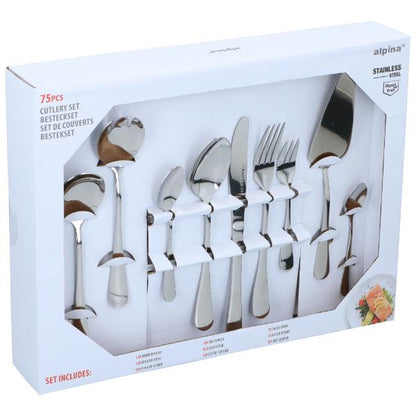 Alpina 75pc Cutlery Set 