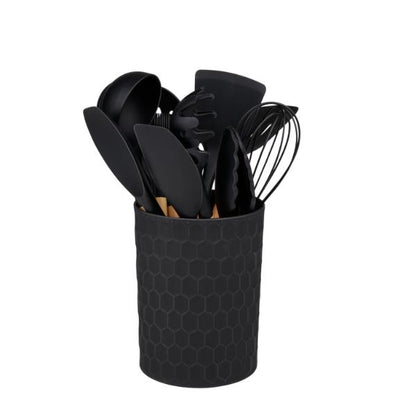 Alpina 12pc Utensil Set Black