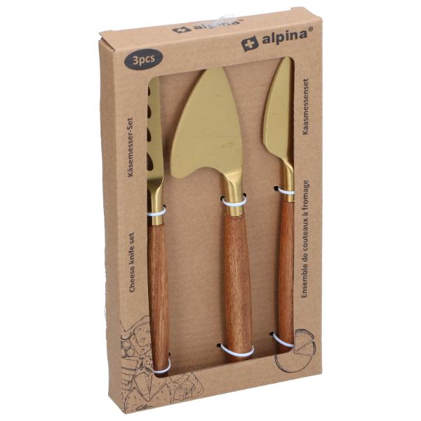 Alpina 3pc Cheese Knife Set 