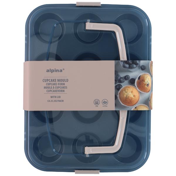 Alpina Cupcake Tray with Carry Lid 
