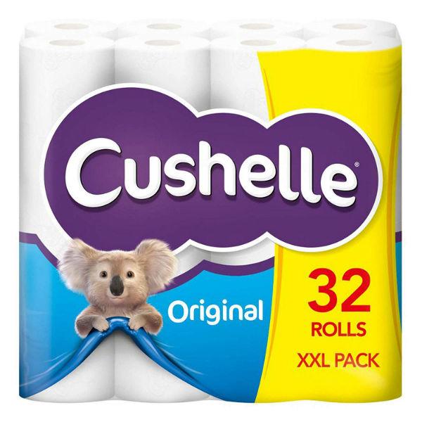 Cushelle Toilet Roll White 32 pack