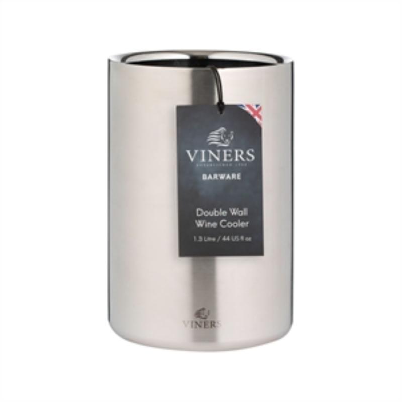 Viners Barware 1.3L Silver Double Wall Wine Cool