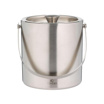 Viners Barware 1.5L Silver Double Wall Ice Bucket