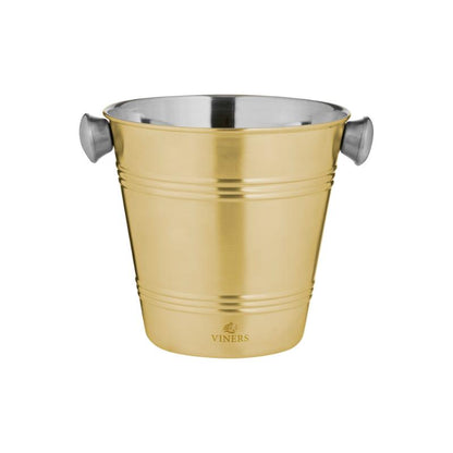 Viners Barware 1L Gold Single Wall Ice Bucket