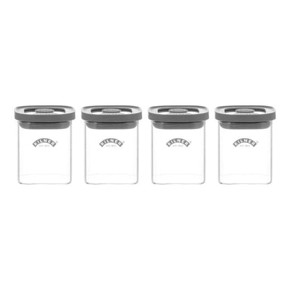 Kilner Fresh Storage 4Pce Spice Jar Set 0.16 Litre